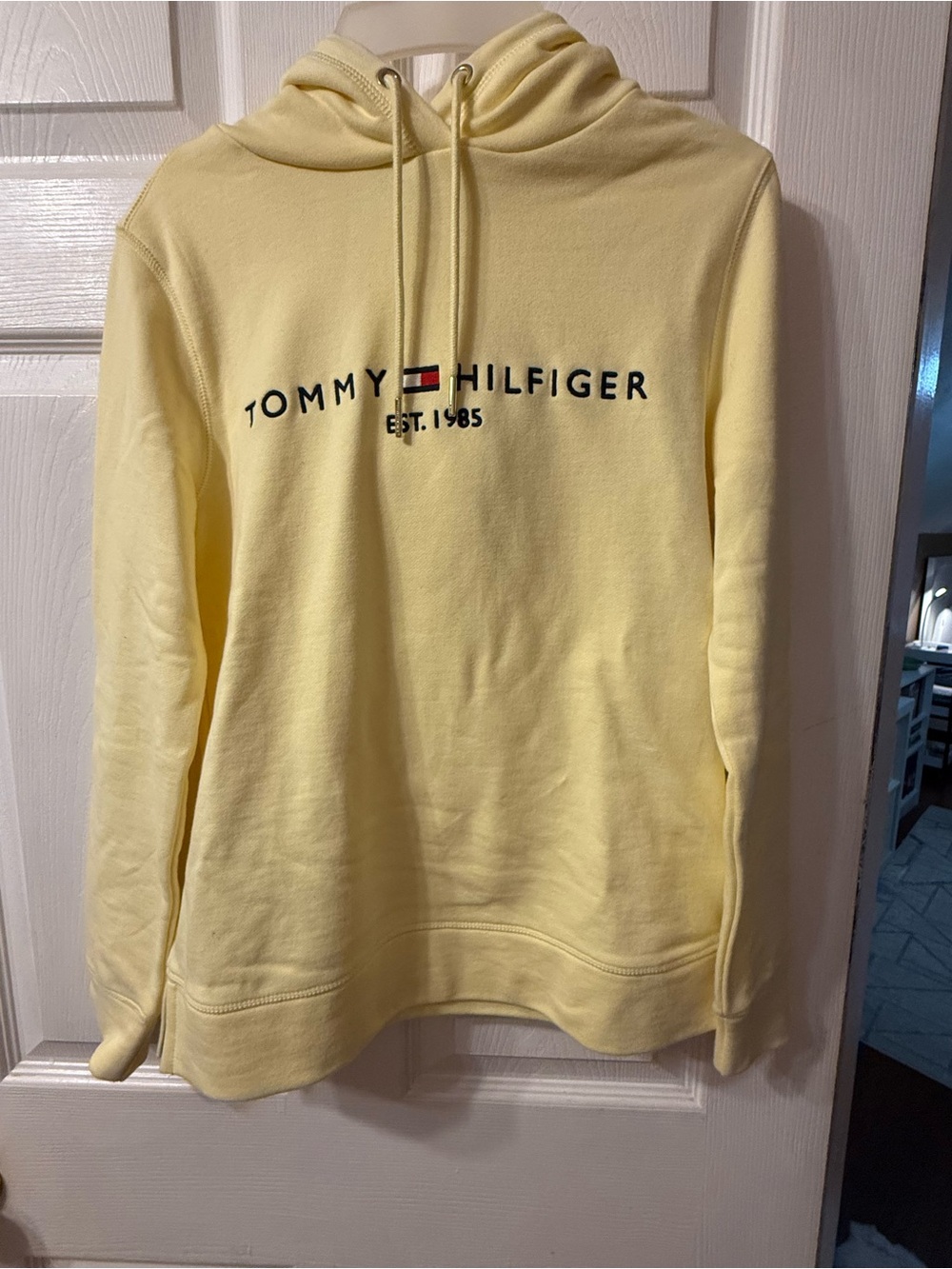 Tommy Hilfiger Light Yellow Logo Hoodie